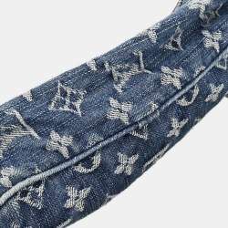 Pre Owned Louis Vuitton Monogram Denim Blue Bum Bag