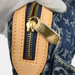 Pre Owned Louis Vuitton Monogram Denim Blue Bum Bag