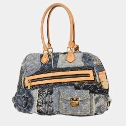 Pre Owned حقيبة لوي فويتون باولي دينيم باتشورك مونوغرامي زرقاء