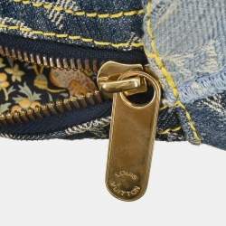 Pre Owned حقيبة لوي فويتون باولي دينيم باتشورك مونوغرامي زرقاء