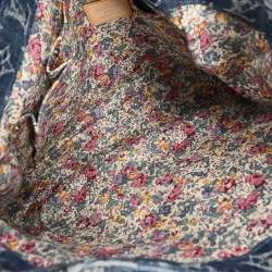 Pre Owned Louis Vuitton Monogram Denim Patchwork Postie 2way Handbag