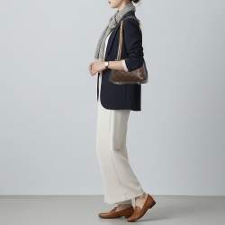 Pre Owned Louis Vuitton Surene BB Black Monogram Canvas and Leather Bag