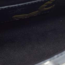 Pre Owned Louis Vuitton Twist MM Black Chain Flower Epi Leather Shoulder Bag