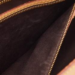 Pre Owned Louis Vuitton Brea GM Amarante Monogram Vernis Bag