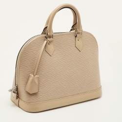 Pre Owned Louis Vuitton Alma PM Dune Epi Leather Bag 