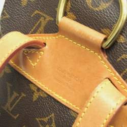 Pre Owned حقيبة ظهر لوي فيتون مونتسوريس قماش مونوغرام إم إم بنية