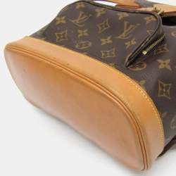 Pre Owned حقيبة ظهر لوي فيتون مونتسوريس قماش مونوغرام إم إم بنية