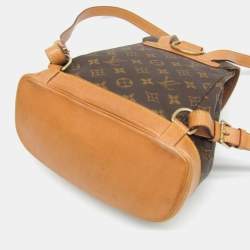 Pre Owned حقيبة ظهر لوي فيتون مونتسوريس قماش مونوغرام إم إم بنية