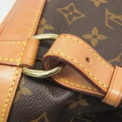 Pre Owned حقيبة ظهر لوي فيتون مونتسوريس قماش مونوغرام إم إم بنية