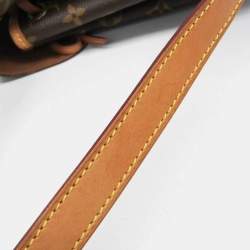 Pre Owned حقيبة ظهر لوي فيتون مونتسوريس قماش مونوغرام إم إم بنية