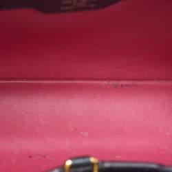 Pre Owned Louis Vuitton Capucines MM Black Leather Bag