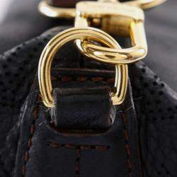 Pre Owned Louis Vuitton Black Monogram Mahina Selene MM