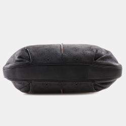 Pre Owned Louis Vuitton Black Monogram Mahina Selene MM