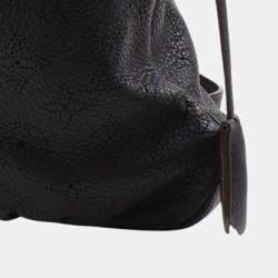 Pre Owned Louis Vuitton Black Monogram Mahina Selene MM