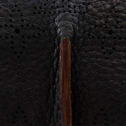 Pre Owned Louis Vuitton Black Monogram Mahina Selene MM