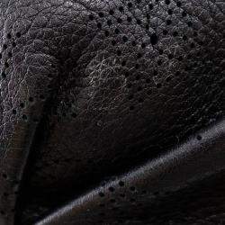 Pre Owned Louis Vuitton Black Monogram Mahina Selene MM