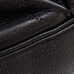 Pre Owned Louis Vuitton Black Monogram Mahina Selene MM