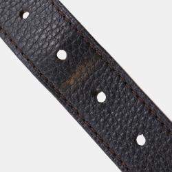 Pre Owned Louis Vuitton Black Monogram Mahina Selene MM