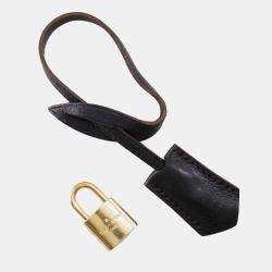 Pre Owned Louis Vuitton Black Monogram Mahina Selene MM