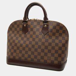 مملوكة مسبقًا Louis Vuitton Brown Damier Ebene Alma PM
