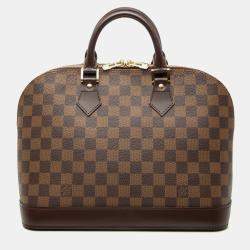 مملوكة مسبقًا حقيبة لوي فيتون ألما بي إم دامير إيبين بني