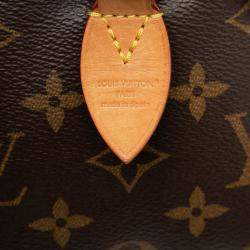 Pre Owned Louis Vuitton Brown Monogram Speedy Bandouliere 20