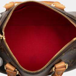 Pre Owned Louis Vuitton Brown Monogram Speedy Bandouliere 20