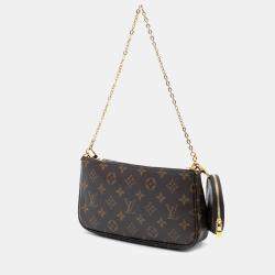 Pre Owned Louis Vuitton Brown Monogram Multi Pochette Accessoires
