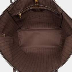 Pre Owned حقيبة لوي فيتون مونوجرام بني إيديل نيفرفول ميديوم