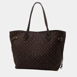 Pre Owned حقيبة لوي فيتون مونوجرام بني إيديل نيفرفول ميديوم