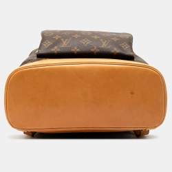 Pre Owned Louis Vuitton Brown Monogram Montsouris GM