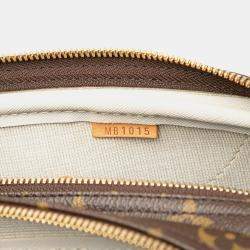 Pre Owned حقيبة لويس فيتون أليزي 24 ساعة بتصميم مونوغرام بني