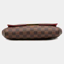 مملوكة مسبقًا Louis Vuitton Brown Damier Ebene Favorite MM