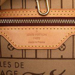 Pre Owned حقيبة لوي فيتون نيفرفول مونوجرام بني PM