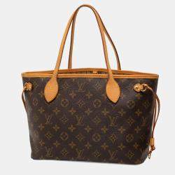 Pre Owned حقيبة لوي فيتون نيفرفول مونوجرام بني PM