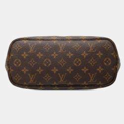 Pre Owned حقيبة لوي فيتون نيفرفول مونوجرام بني PM