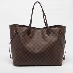 مملوكة مسبقًا Louis Vuitton Neverfull GM Damier Ebene Canvas Bag