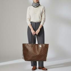 مملوكة مسبقًا Louis Vuitton Neverfull GM Damier Ebene Canvas Bag