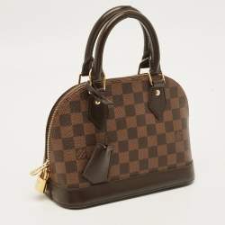 Pre Owned Louis Vuitton Alma BB Damier Ebene Canvas Bag