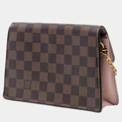 Pre Owned محفظة سلسلة كرويزيت دامير إبين بني لويس فيتون