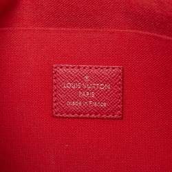 مملوكة مسبقًا Louis Vuitton Brown Damier Ebene Pochette Felicie