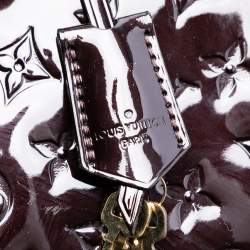 Pre Owned Louis Vuitton Purple Monogram Vernis Montaigne MM