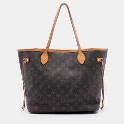 مملوكة مسبقًا Louis Vuitton Brown Monogram Neverfull MM