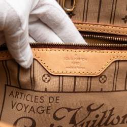 مملوكة مسبقًا Louis Vuitton Brown Monogram Neverfull MM