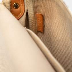 Pre Owned Louis Vuitton White Damier Azur Favorite PM