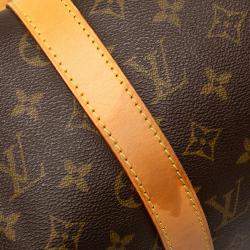 Pre Owned Louis Vuitton Brown Monogram Keepall Bandouliere 50