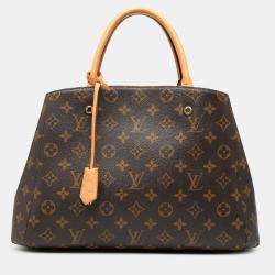 Pre Owned Louis Vuitton Brown Monogram Montaigne MM