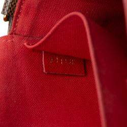 Pre Owned Louis Vuitton Brown Damier Ebene Pochette Felicie