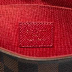 Pre Owned Louis Vuitton Brown Damier Ebene Pochette Felicie