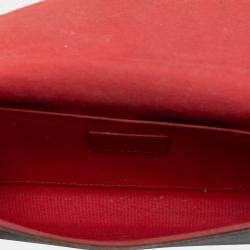 Pre Owned Louis Vuitton Brown Damier Ebene Pochette Felicie